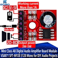 1~5 PCS 3W-5W Mini Class AB Digital Audio Amplifier Board Module DC2.5-5V VS8871 SFT-MY28 5128 Mono 