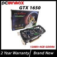 PCWINMAX GTX 1650 4GB GDDR6 128BIT Original Gaming GPU Graphics Card Dual Fan GTX1650 Placa De Video