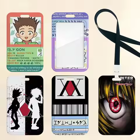 Comic H-Hunter X H-HunterS Card Holder Cardcase Bank Credit Student ID Subway Work Permit Badge Hold
