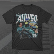 T-Shirt Fernando Alonso Aston Martin Formula 1 Racing Vintage Tee, A 2023, Racing Grand Prix F1
