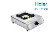 Haierเตาแก๊สตั้งโต๊ะ รุ่น HGH-TS350 หน้าสเตนเลส 1 หัว เตาทองเหลือง