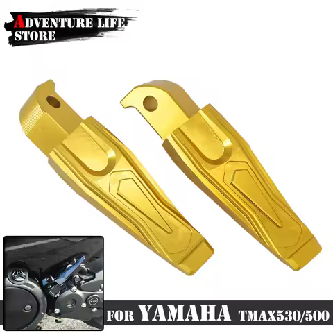 Motorcycle Rear Foot Pegs Rests Passenger Footrests For YAMAHA TMAX 530 500 TMAX530 DX SX 2012-2019 