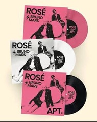 朴彩英 ROSÉ & Bruno Mars APT. - 7” vinyl single pink / black LP 粉紅色膠黑膠唱片 blackpink rose
