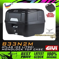 KOTAK/BOX GIVI MONOLOCK TOP CASE B33N2M ATLAS (BLACK REFLECTOR )