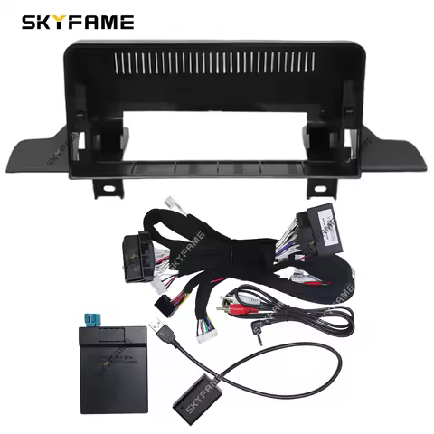 SKYFAME 12.3 Inch Frame Fascia Adapter Canbus Box Android Radio Dash Fitting Panel Kit For BMW X3 X4