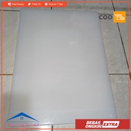 MERAH CKM 40x60X1.8 cm Thick Plastic Cutting Board JUMBO Cutting Chopping Board - Red 40x60x1.8cm
