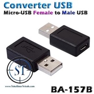 Converter Micro USB Female to Male USB 2.0 Sambungan Socket Micro-USB BA-157B