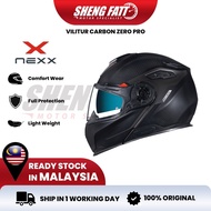 NEXX VILITUR CARBON ZERO PRO Full Face Helmet Motor Visor Topi Keledar Keselamatan Full Face Original Superbike SIRIM