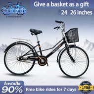 AENXRD Basikal 24 inch bike Basikal komuter Basikal lelaki/wanita Basikal dewasa Basikal murah bicyc