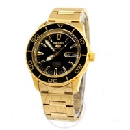 Seiko 5 SNZH60K1 Automatic Gold Tone Sports Gents Watch  SNZH60  100m Water Resistant