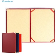 NEEDWAY A4 Agreement Folder, PU Leather Protective Certificate Diploma Cover, Professional No Insert