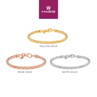 HABIB Oro Italia 916 Gold Bangle GB94211025(2.5)-BBY (22K Gold)