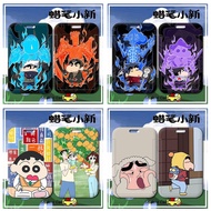 【5】Cartoon Crayon Shin-Chan Mrt Card Holder Cute Student Card Holder Kids Lanyard Card Holder Protective Card Cover