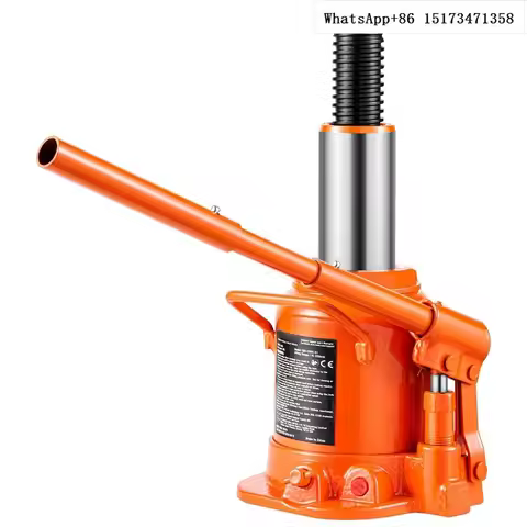 SucceBuy Hydraulic Bot-tle 20/30/50 Ton Welded Bot-tle with 3-Section Long Handle, for Car Pickup Tr