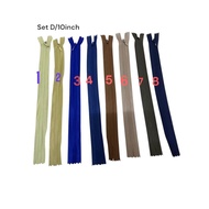 Zip Invisible 10'/Zip Sorok(5pcs - 10pcs)