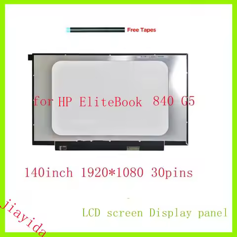 LCD LED Display Screen Notebook Panel Matrix Replacement for HP EliteBook 840 G5 IPS FHD 1920x1080