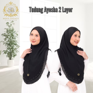 Tudung Ayesha 2 Layer | Premium