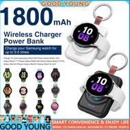 1800mAh Portable Samsung Watch Charger for Samsung Galaxy Watch 8 Charger Powerbank Magnetic Wireles