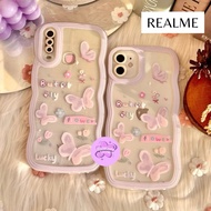 CASE GELCY BUTTERFLY FOR REALME C55 C35 C33 C31 C30 10 4G C12 C15 C25 C21 C21Y C25Y C17 7i C11 2020 