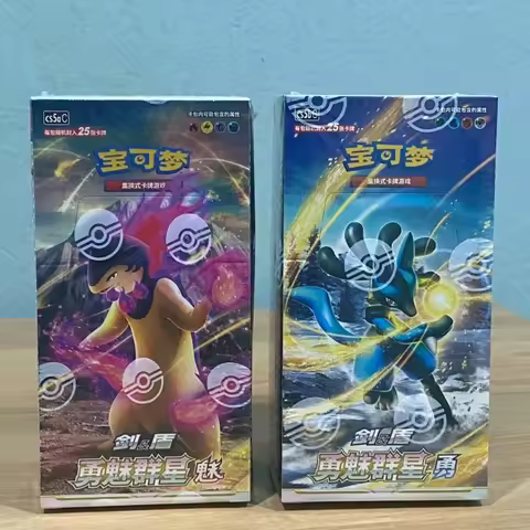 100%Original Genuine PokéM0n Trading Ptcg Card Chinese 7.0 Brave Charming Stars Pre-Group Booster Pa