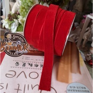 1 Inch Ribbon Velvet Fabric (1y) Small Size 1 x Length 90 Cm (Many Colors To Choose From)