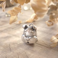 純銀 - 雪納瑞鈴鐺 - 墜子