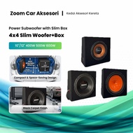 BOSOKO Subwoofer 10"/12" Slim Active Power Subwoofer Box for Hilux Triton D-Max Ranger 4x4 Pickup Tr