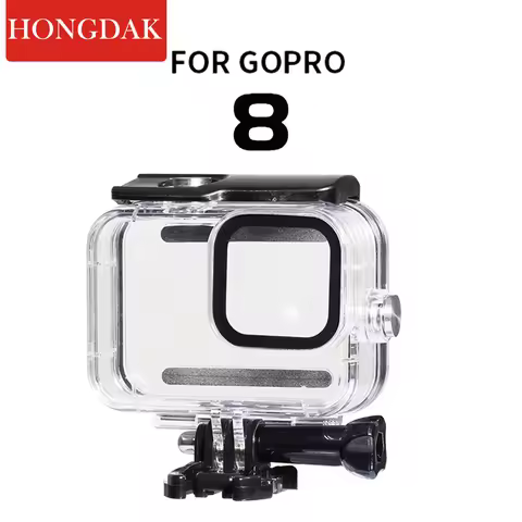 Go Pro Hero 8 Waterproof Case Waterproof Black Dive Case for GoPro8 60M Housing Underwater Action Ca
