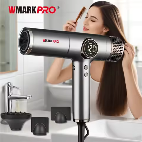 WMARK Hair Dryer Professional Blow Drier Negative Ion Air Blower Barber BLDC Motor Hair Dryer Machin