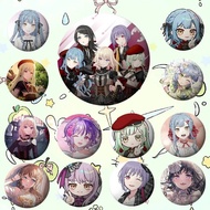 B-Bang Dream Ave Mujica Cartoon Badges Tinplate Soft Button Pin Brooch Metal Badge Custom Jewelry Ac