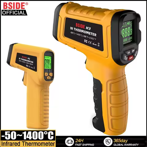 BSIDE Infrared Thermometer H2 -50~530 Professional Digital IR-LCD Temperature Non-contact Laser Ther