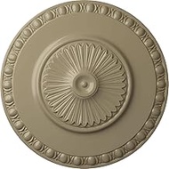 Ekena Millwork CM23LYGDF Lyon Ceiling Medallion, 23 1/2"OD x 3 1/4"P (Fits Canopies up to 3 5/8"), H