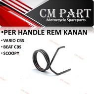 Right Brake Handle Spring for Honda Vario CBS BEAT CBS Scoopy Spacy CBS
