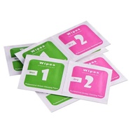 LAYAR (DPT 5 PAIRS) Non-Alcoholic Dry Wet Tissue for Mobile Phone Screen Cleaner Tempered Tempered T