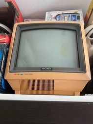 SONY 14” Vintage Trinitron Colour TV 古董SONY 14吋彩電