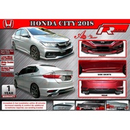 Honda city 2018 R Line Bodykit body kit skirt lip