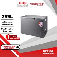 Pensonic Chest Freezer 299L PFZ-303 Peti Sejuk Beku