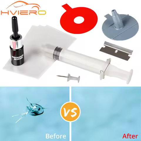 Car Windshield Repair Resin Kit Tools Windscreen Break Scratch Restoration Protective Stickers Glass