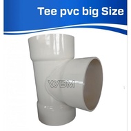 Tee reducer pvc 12 x 8 inch type D PVC Fitting
