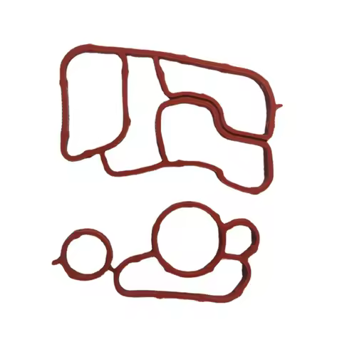 2PCS Oil Cooler Gasket Seal For 06J117070A Golf A3 2008-2013 2.0T 06J117070C 06J115441A 06J115441 06