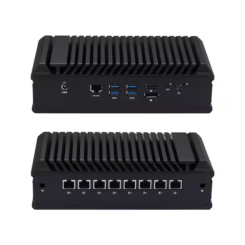 Free Shipping Q30900GE S20 8*I225-V 2.5G B3 Gigabit Lan Gateway Soft Router,Support pfSense OPNsense
