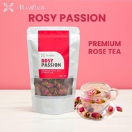 4Leaftea Rosy Passion Premium Rose Bud Flower Tea Rosebud Herbal Pink Rose