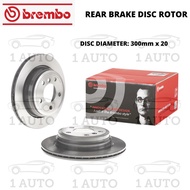 GENUINE BREMBO REAR BELAKANG BRAKE DISC ROTOR BMW F30 328i 330e 330i F36 428i F34 GT 328i (300mm)