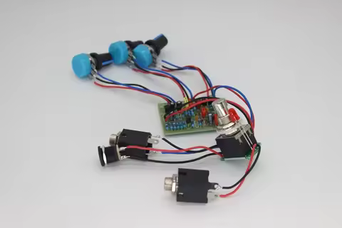 DIY Manual Guitar Effector Big Muff Replica Fuzzy Distortion Single Effector Fuzzy Circuit Board
