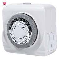 Lamp Timer Programmable Indoor Timer Outlet Plug in Timer for Electrical Outlets 1PCS US Plug