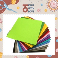 Felt fabric, colorful felt fabric, soft material, handmade, crochet, handmade items, size 30cm x 30c