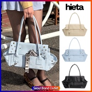 Hieta Kira Mini Shoulder Bag, Tote Bag, Underarm Bag, Motorcycle Bag, Studded Embellishment - 6 Colo