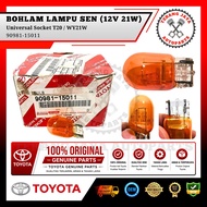 Turn Signal Light Bulb (12V 21W) Universal Socket T20/WY21W 90981-15011 ORIGINAL
