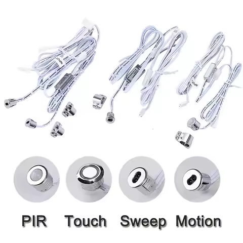 Switch PIR/Touch/Sweep/Motion Electrical Cabinet LED Lighting Lamp Strip Sensor Switch DC12-24V 5A M