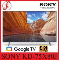 SONY KD-75X80J 75INCH HDR GOOGLE 4K LED TV + FREE WALL MOUNT INSTALLATION (75X80J)